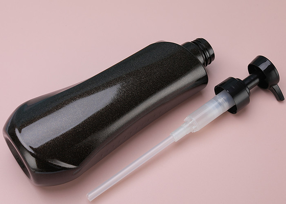 Zwarte Navulbare Plastic de Lotionflessen van 4C PETG met het Bewijs van het Pomplek