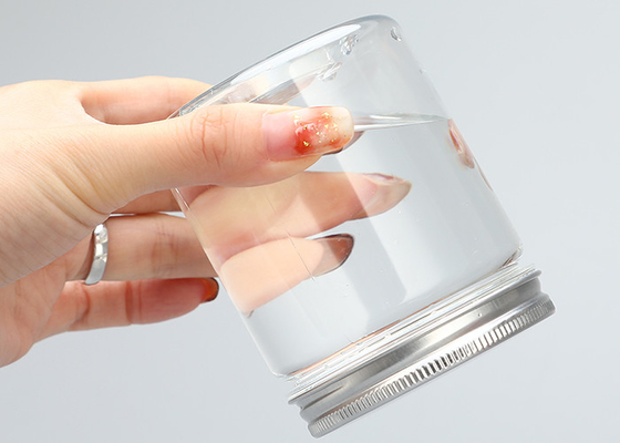 280ml Plastic de Kruikcontainers van de aluminiumglb Brede Mond met Deksels 32g
