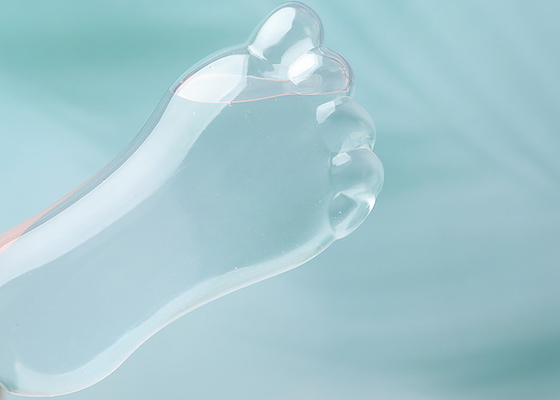 Plastic Zeer belangrijke de keten van de voetvorm 30ml 60ml Navulbare Fles met Flip Cap