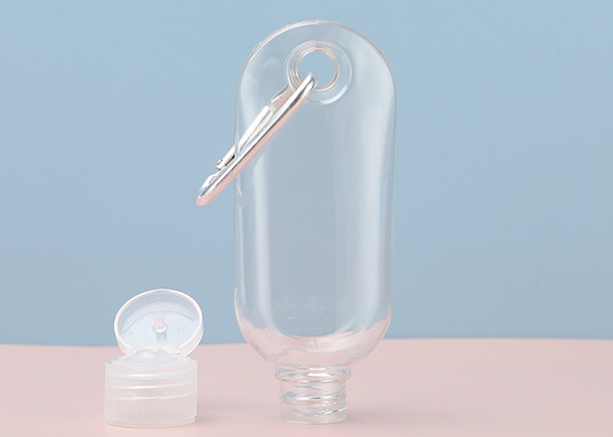 15mm 20mm van het Desinfecterende middelflessen van de Reis de Plastic Hand Zeer belangrijke ketting 30ml 50ml 60ml
