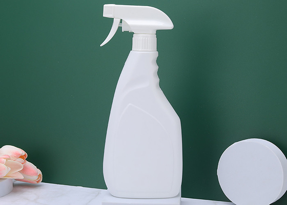 200 ml plastic lege mistflessen voor het sproeien van vloeistoffen met schermdruk in wit / transparant