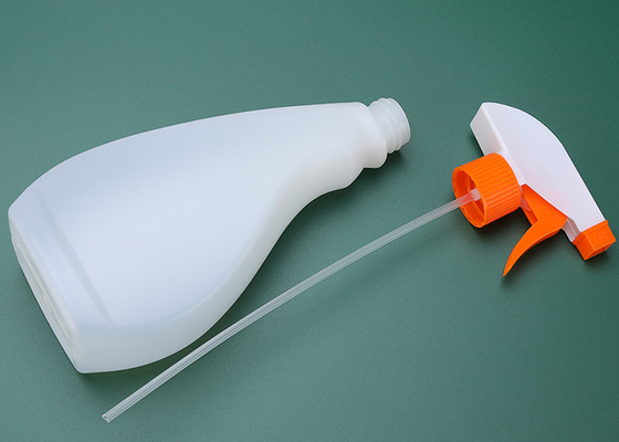 200 ml plastic lege mistflessen voor het sproeien van vloeistoffen met schermdruk in wit / transparant