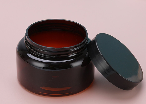 Leeg geglazuurd huisdier acryl plastic gezicht cosmetica en verpakking body butter lotion oogcrème pot lippen scrub container met