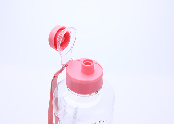 Lekvrije Plastic het Waterfles van Flip Top 2l met Vrij Handvat BPA
