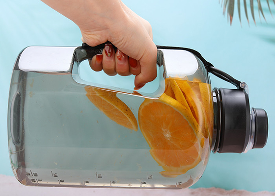 Lekvrije Plastic het Waterfles van Flip Top 2l met Vrij Handvat BPA