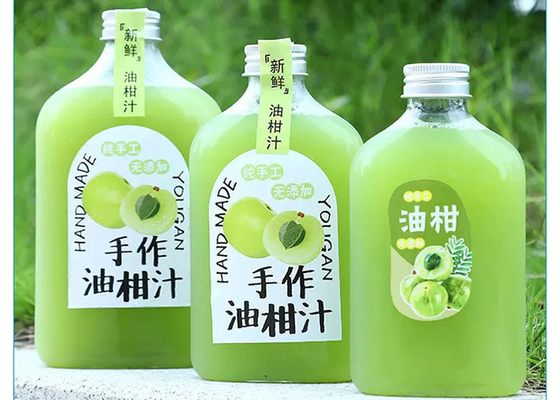 Van de de Melkthee van het lekkagebewijs de Flessen 350ml 250ml Plastic Juice Bottles