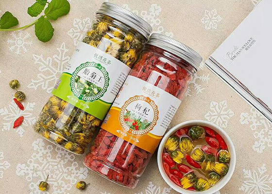 Aluminiumfolie verzegelde plastic opslagvaten 30ml 50ml 60ml 80ml 100ml 120ml 150ml 200ml 250ml