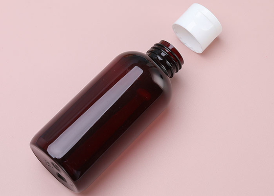 100% NIEUWE RUWE PE Amberhuisdierenflessen met Flip Top Cap For Toner