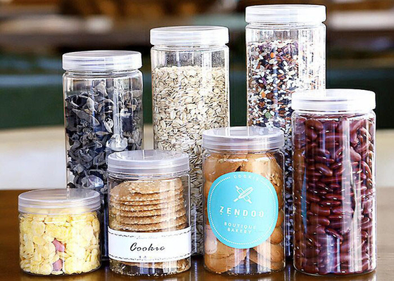 OEM SGS om Plastic Kruikcontainers met Deksels 280ml 420ml 500ml