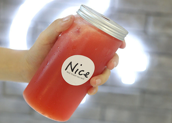 Plastic Opnieuw te gebruiken Juice Bottles For Milk Tea 350ML 500ML