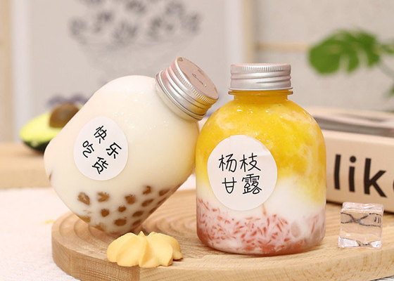Saftfles PET drank transparant plastic lege verpakking melk thee enzymfles met deksel