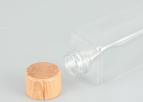 De lekvrije Plastic Schroefdopflessen van 200ml met Bamboedeksels