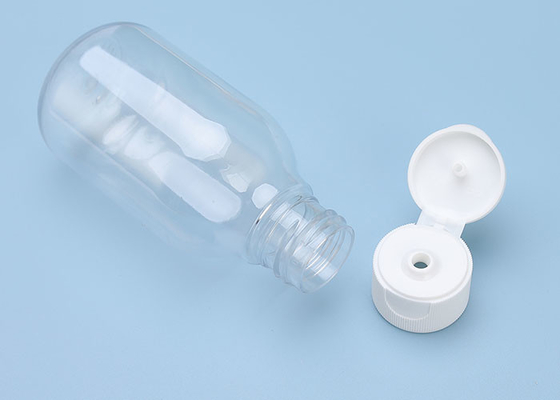 100ml lege Transparante Plastic Fles met Flip Top Cap