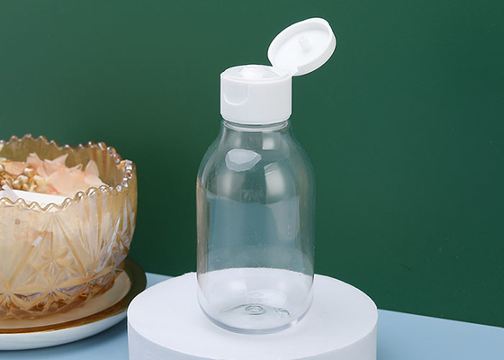 100ml lege Transparante Plastic Fles met Flip Top Cap
