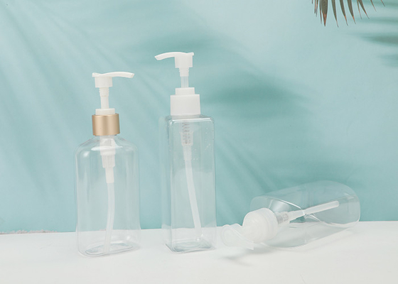 300ml navulbare Vierkante Plastic Pompflessen met Lockdown-Lekbewijs