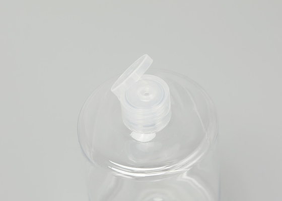 16oz transparante Vlakke Schouder Plastic Fles voor de Handdesinfecterend middel van het Douchegel