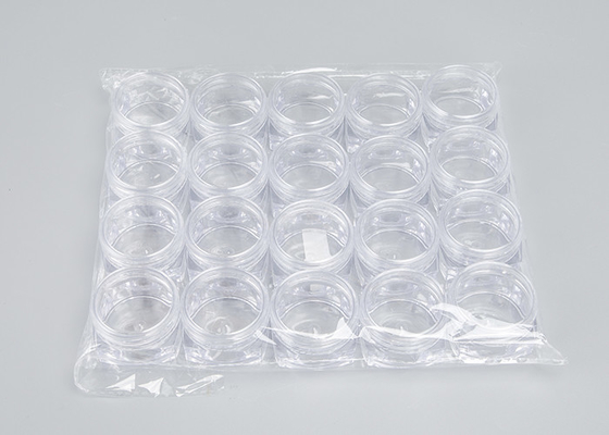 Lege Transparante Vierkante Plastic Containers met Deksels 3/5/10g