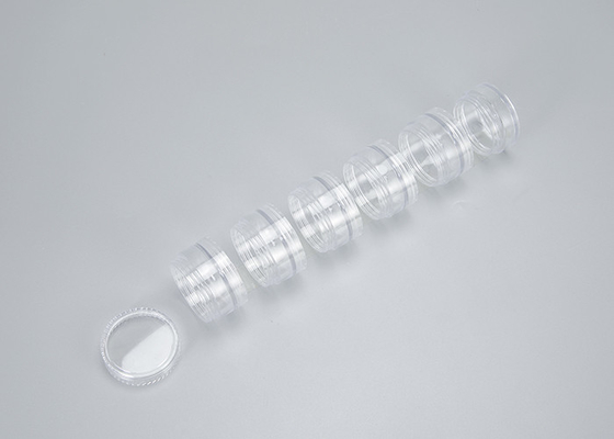 Witte 5ml 10ml 15ml 30ml 50ml Herhaalbare vulvat voor huidverzorging Ronde plastic cosmetische pot
