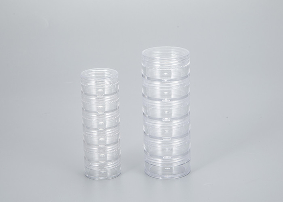Witte 5ml 10ml 15ml 30ml 50ml Herhaalbare vulvat voor huidverzorging Ronde plastic cosmetische pot