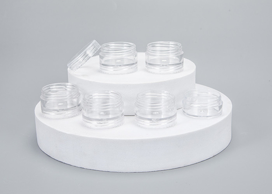 Witte 5ml 10ml 15ml 30ml 50ml Herhaalbare vulvat voor huidverzorging Ronde plastic cosmetische pot