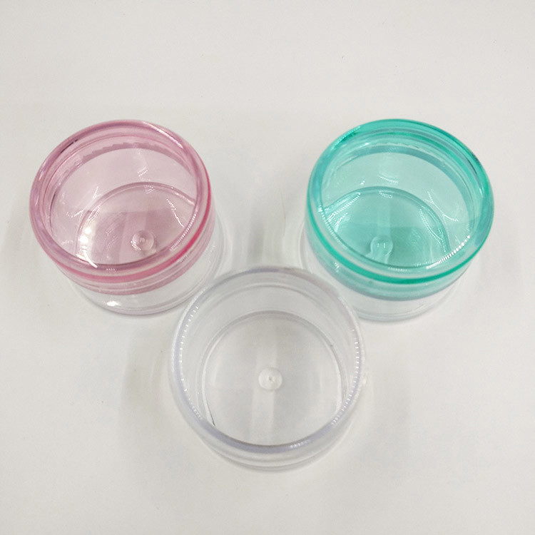 2g 3g 5g Kosmetisch monster lege container Plastic heldere cosmetische potten met deksels