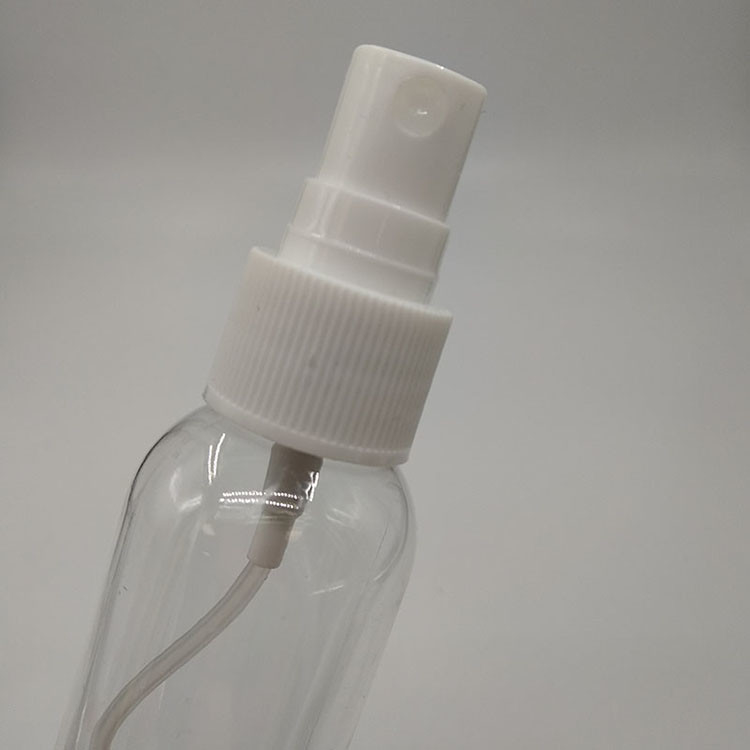 Groothandel Custom 1oz 2oz 30Ml 50Ml150Ml Leeg Doorzichtig Helder Boston Ronde Sproeipomp Plastic Pet Flessen Voor Alcohol
