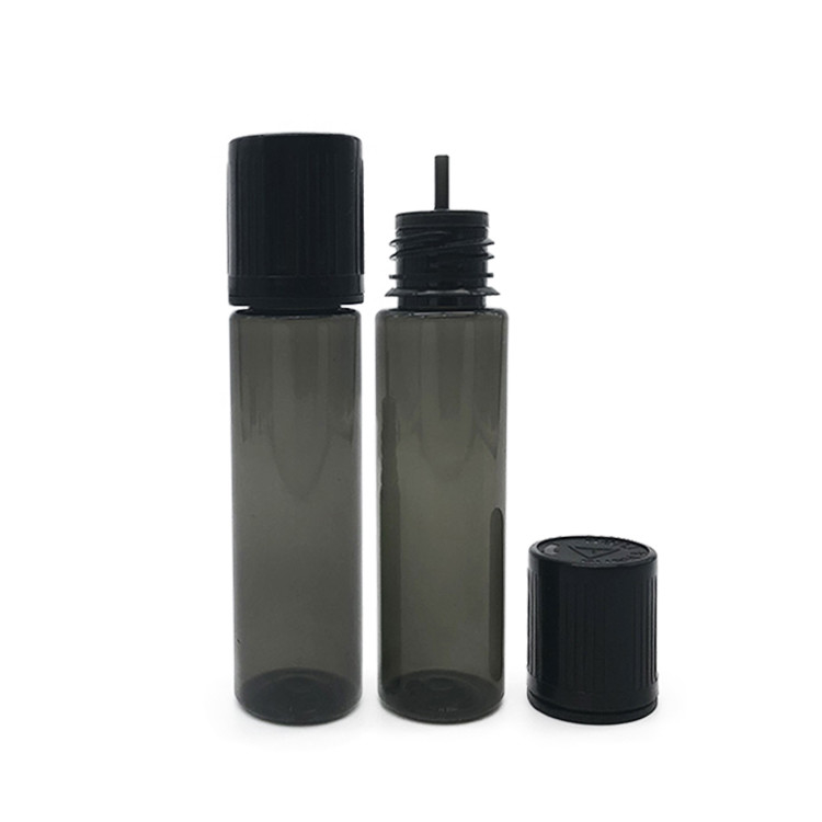 Custom E Vloeibare PET-fles met schroefdop Ronde vorm Custom logo en kleurenprinten