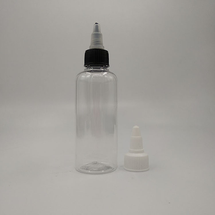 Persoonlijke gekleurde plastic schroevendopflessen met een veilig afdichting voor duurzame opslag