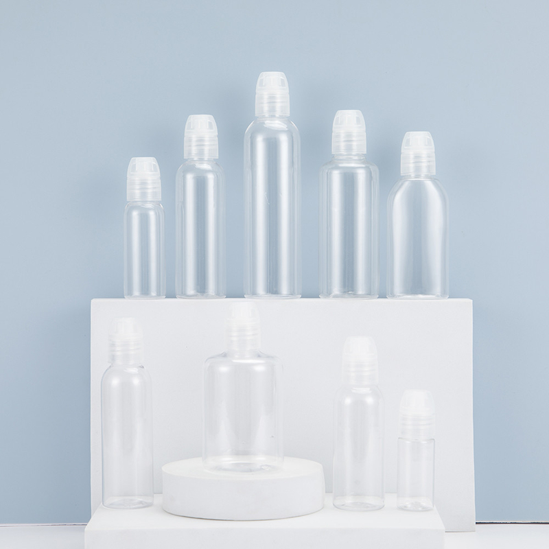 Schroef plastic flessen met schroef op de dop en elk soort afdichting