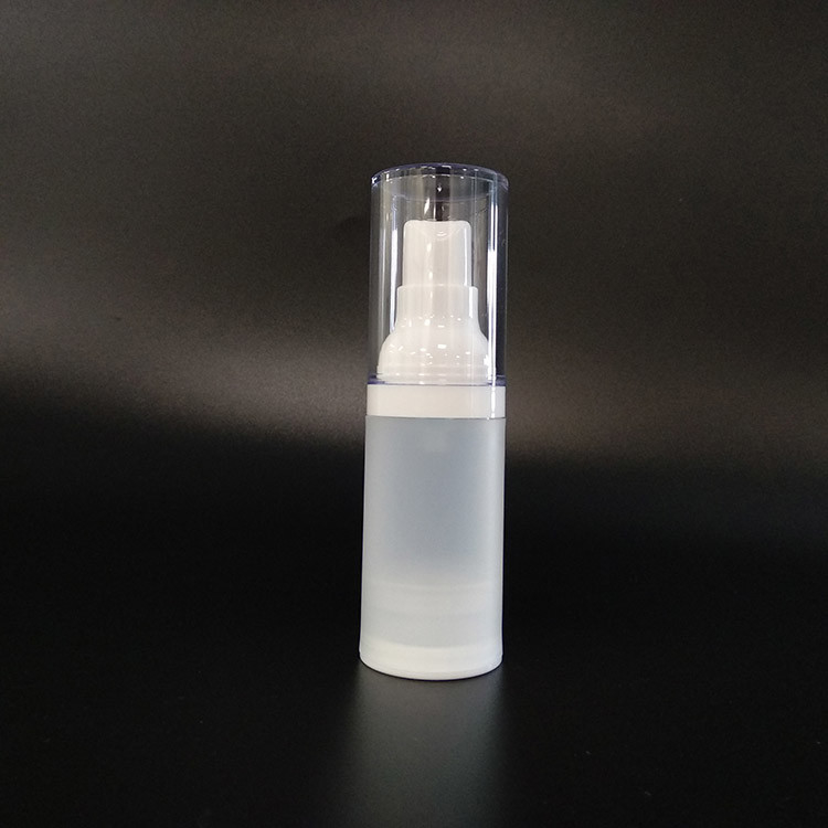 25.7g Schroefdeksel Shampoo Pump Fles Pet / Duidelijke Plastic Pet Fles Voor Cosmetische Lotion Dispensing