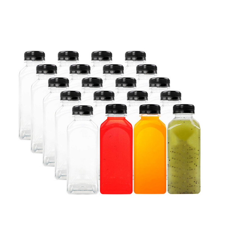 Aanpasbare melk thee flessen PET-materialen Veilig Duurzaam Perfect voor Juice Bars feesten