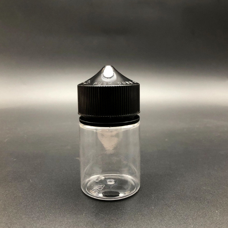 Aanpasbare heldere PET-vloeibare flessen met een capaciteit van 10 ml, 15 ml, 30 ml, 60 ml, 80 ml en 100 ml