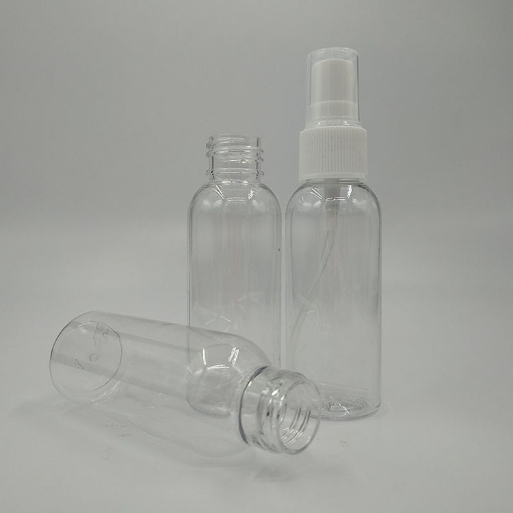 Ronde PET Plastic Spray Flasje 10ml 15ml 30ml 50ml 60m 70ml 100ml 200ml 500ml Capaciteit