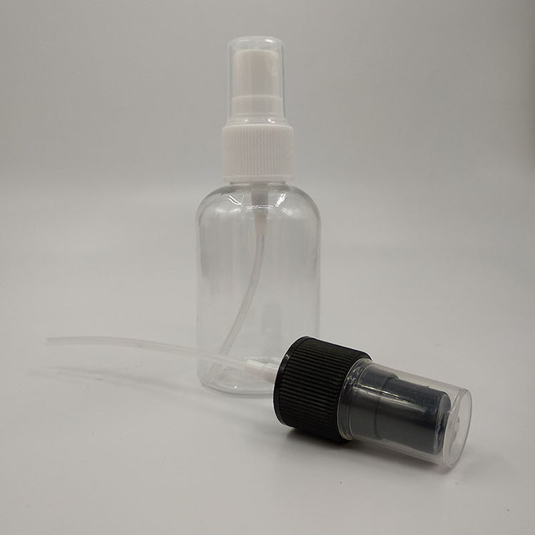Doorzichtige PET Plastic Spray Flask voor gladde oppervlakken Capaciteit 10ml 15ml 30ml 50ml 60m 70ml 100ml 200ml 500ml