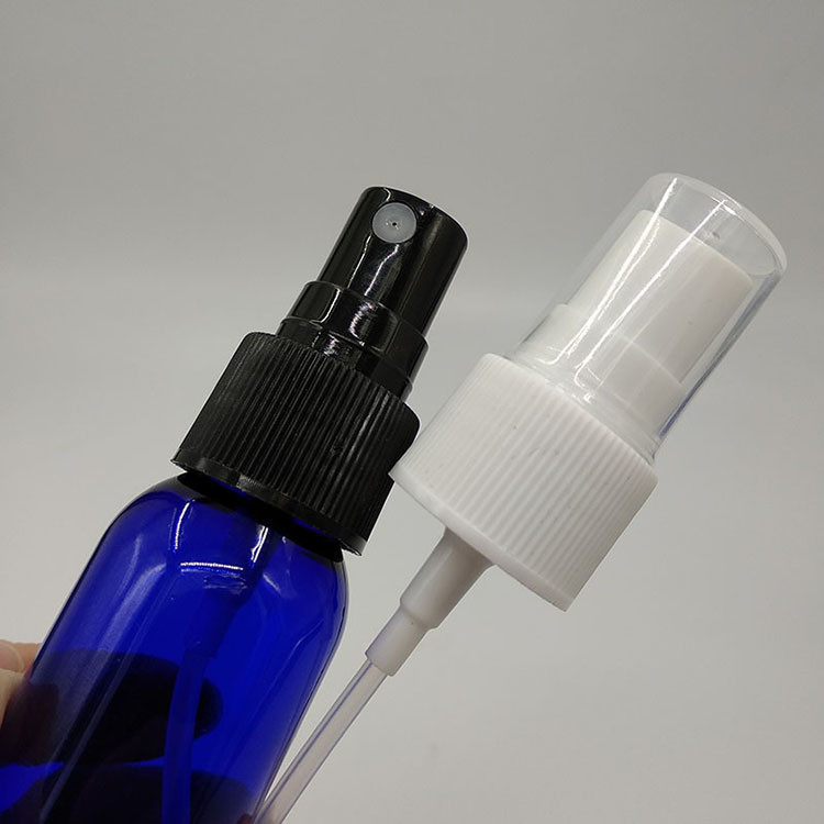 Glanz oppervlak Huishoudelijk PET Plastic Spray Flask Capaciteit 10ml 15ml 30ml 50ml 60m 70ml 100ml 200ml 500ml Rond