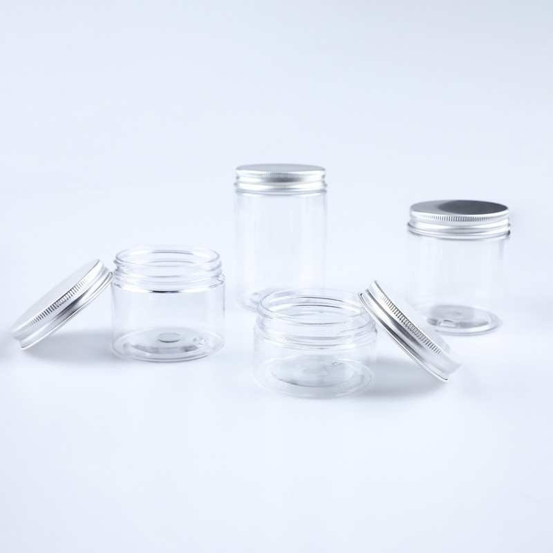 Professionele plastic opslagpotten met deksels voor gepersonaliseerd drukken en drukgevoelige pakketverzegeling