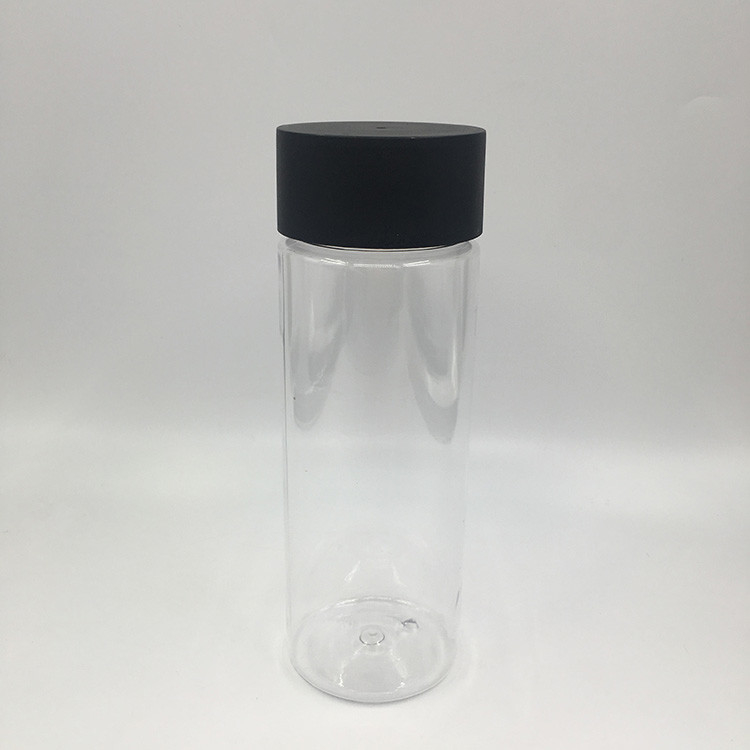 BPA-vrij 0,5 kg heldere fles met deksel
