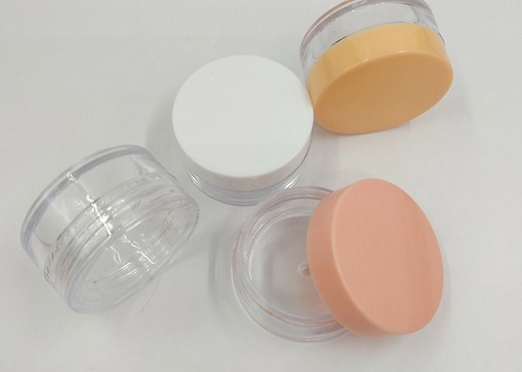 Duurzame plastic schoonheidspotten in verschillende maten 10ml 15ml 30ml 60ml 80ml 100ml 120ml 150ml