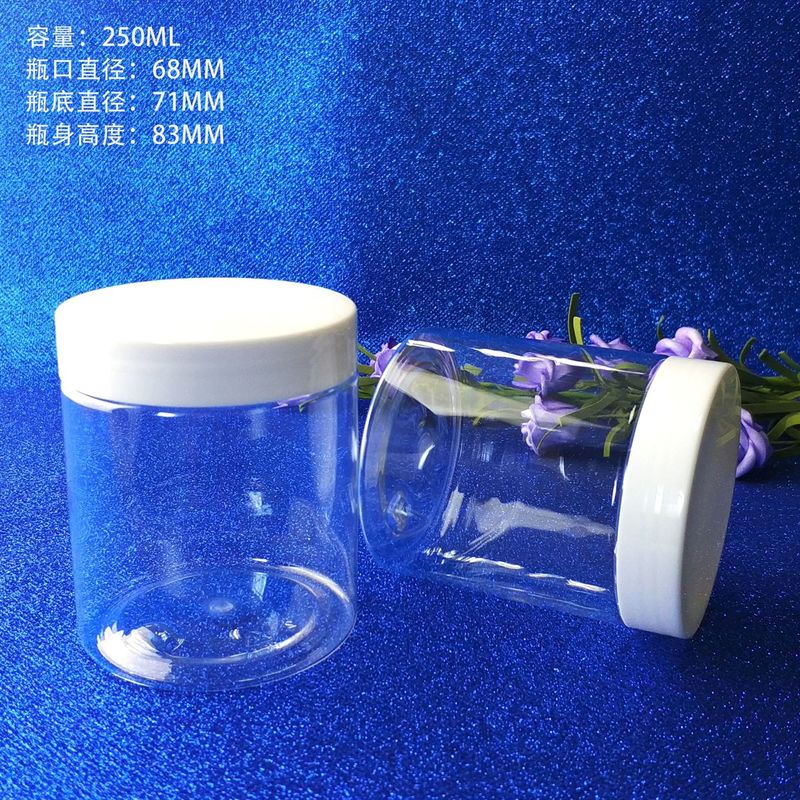 Transparante plastic cosmetische pot Capaciteit 10ml 15ml 30ml 60ml 80ml 100ml 120ml 150ml Lichtgewicht