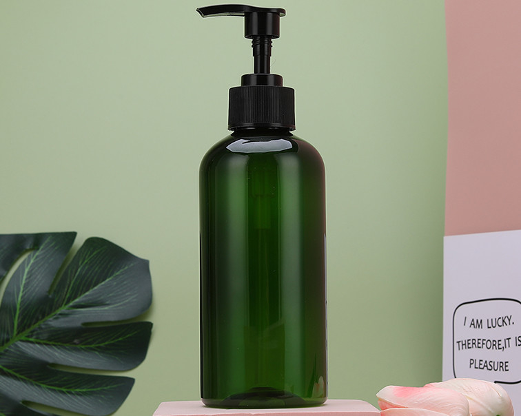 Warm verkrijgbaar helder lege PET 500ml douche gel Plastic fles Haarverzorging Wit Plat vierkant Shampoo Lotion Pump Plastic fles