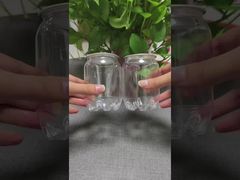 Aanpasbare Logo Transparante PET Plastic Drinkbekers met Aluminium Deksel voor Dranken en Sap