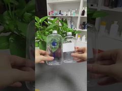 Transparante Wegwerp Plastic Sapflessen Voor Het Maken Van Sap, Melk en Smoothies met Dop