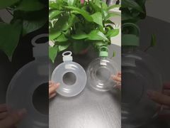 Donutvormige plastic melkthee-sapflessen Drinkcontainer Beker