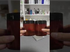 Groothandel Luxe lege plastic crème cosmetische pot met deksel