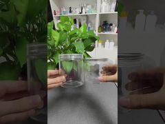 PET Plastic Opslagpotten Gemakkelijk Afscheurbare Deksel Verzegelde Voedselcontainer