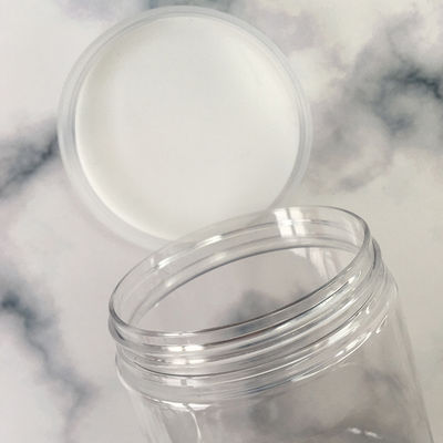 Plastic opslagpotten met deksel breed mond cosmetische plastic potten
