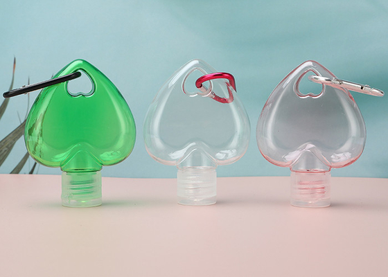 Flessen van het de Handdesinfecterende middel van PETG de Plastic 20mm Lege sleutelketen Flessen