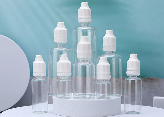 Flessen van de het Oogdaling van 30ml 40ml 50ml E de Vloeibare Plastic Lege met Kindveilige Kappen