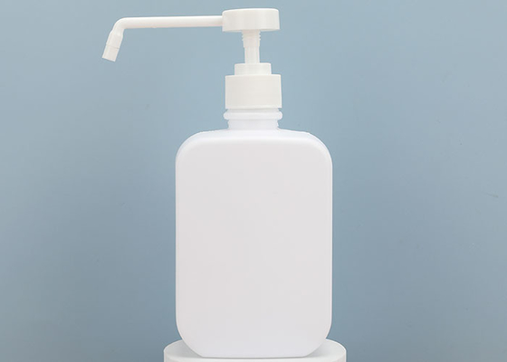 De witte Navulbare Fles van het Handdesinfecterende middel met Lange Pijp